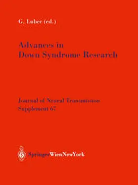 Lubec | Advances in Down Syndrome Research | E-Book | www.sack.de