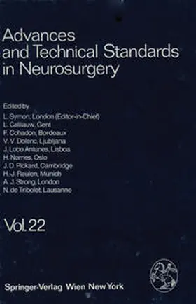 Symon / Calliauw / Tribolet |  Advances and Technical Standards in Neurosurgery | eBook | Sack Fachmedien