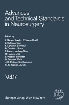 Symon / Calliauw / Ya?argil |  Advances and Technical Standards in Neurosurgery | eBook | Sack Fachmedien