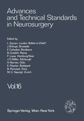 Symon / Brihaye / Pertuiset | Advances and Technical Standards in Neurosurgery | E-Book | sack.de