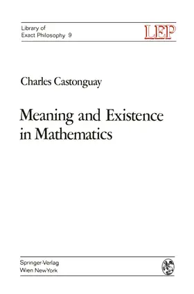 Castonguay |  Meaning and Existence in Mathematics | Buch |  Sack Fachmedien