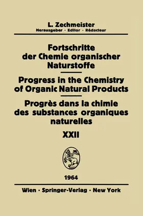  Fortschritte der Chemie Organischer Naturstoffe / Progress in the Chemistry of Organic Natural Products / Progrès dans la Chimie des Substances Organiques Naturelles | Buch |  Sack Fachmedien