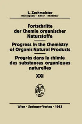 Progrès Dans La Chimie Des Substances Organiques Naturelles/Progress in the Chemistry of Organic Natural Products | E-Book | www.sack.de