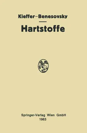 Kieffer / Benesovsky |  Hartstoffe | Buch |  Sack Fachmedien
