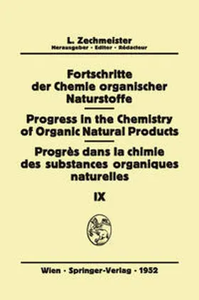  Fortschritte der Chemie Organischer Naturstoffe/Progress in the Chemistry of Organic Natural Products/Progrès Dans La Chimie Des Substances Organiques Naturelles | eBook | Sack Fachmedien