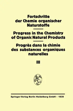  Fortschritte der Chemie Organischer Naturstoffe | Buch |  Sack Fachmedien
