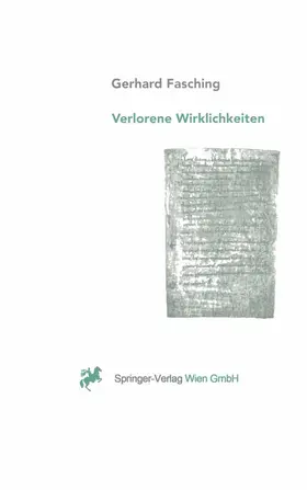 Fasching |  Verlorene Wirklichkeiten | Buch |  Sack Fachmedien