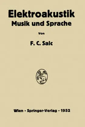 Saic |  Elektroakustik | eBook | Sack Fachmedien