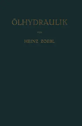 Zoebl |  Ölhydraulik | Buch |  Sack Fachmedien