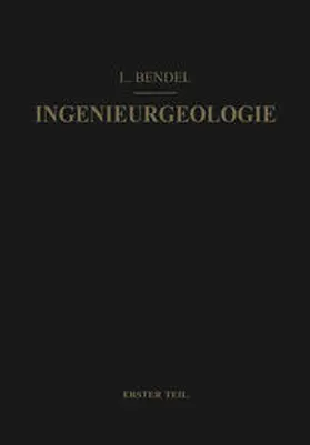 Bendel |  Ingenieurgeologie | eBook | Sack Fachmedien