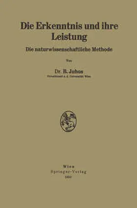 Juhos | Die Erkenntnis und ihre Leistung | E-Book | www.sack.de