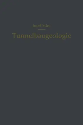 Stini |  Tunnelbaugeologie | Buch |  Sack Fachmedien