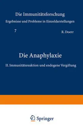 Doerr |  Die Anaphylaxie | eBook | Sack Fachmedien