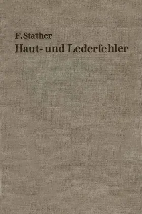 Stather |  Haut- und Lederfehler | Buch |  Sack Fachmedien