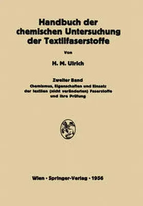Ulrich |  Handbuch der chemischen Untersuchung der Textilfaserstoffe | eBook | Sack Fachmedien