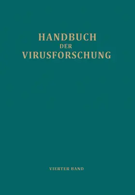 Doerr / Hallauer / Meyer |  Handbuch der Virusforschung | Buch |  Sack Fachmedien