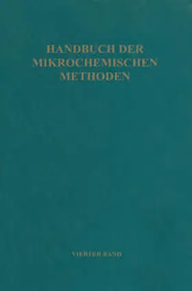 Malissa / Hecht / Zacherl |  Elektronenstrahl-Mikroanalyse | eBook | Sack Fachmedien