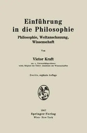 Kraft |  Einführung in die Philosophie | eBook | Sack Fachmedien
