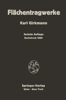 Girkmann |  Flächentragwerke | Buch |  Sack Fachmedien