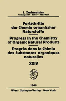  Fortschritte Der Chemie Organischer Naturstoffe / Progress in the Chemistry of Organic Natural Products / Progrès Dans La Chimie Des Substances Organiques Naturelles | eBook | Sack Fachmedien
