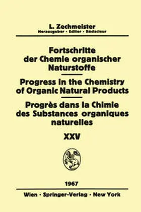Ashurst / Bohlmann / Vivar |  Progress in the Chemistry of Organic Natural Products / Fortschritte der Chemie Organischer Naturstoffe / Progrès dans la Chimie des Substances Organiques Naturelles | eBook | Sack Fachmedien