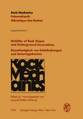 Müller |  Stability of Rock Slopes and Underground Excavations / Standfestigkeit von Felsböschungen und Untertagebauten | eBook | Sack Fachmedien