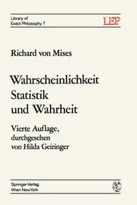 Mises |  Wahrscheinlichkeit Statistik und Wahrheit | eBook | Sack Fachmedien