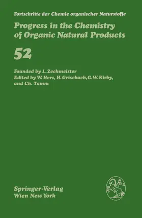  Fortschritte der Chemie organischer Naturstoffe / Progress in the Chemistry of Organic Natural Products | Buch |  Sack Fachmedien