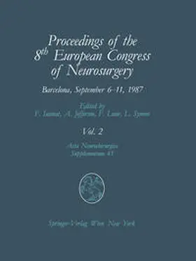 Isamat / Jefferson / Loew |  Proceedings of the 8th European Congress of Neurosurgery, Barcelona, September 6–11, 1987 | eBook | Sack Fachmedien