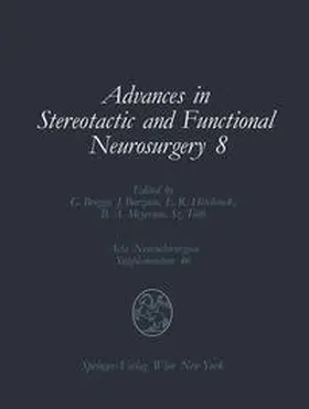 Broggi / Burzaco / Hitchcock |  Advances in Stereotactic and Functional Neurosurgery 8 | eBook | Sack Fachmedien