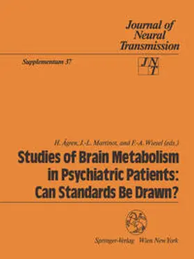 Agren / Martinot / Wiesel | Studies of Brain Metabolism in Psychiatric Patients: Can Standards Be Drawn? | E-Book | www.sack.de