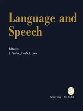 Pasztor / Vajda / Loew |  Language and Speech | eBook | Sack Fachmedien