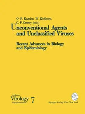 Kaaden / Eichhorn / Czerny | Unconventional Agents and Unclassified Viruses | E-Book | sack.de