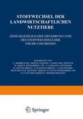 Armbruster / Lintzel / Honcamp |  Stoffwechsel der Landwirtschaftlichen Nutztiere | Buch |  Sack Fachmedien