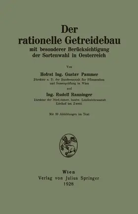 Pammer / Ranninger |  Der rationelle Getreidebau | Buch |  Sack Fachmedien