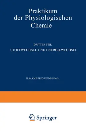 Rona | Stoffwechsel und Energiewechsel | Buch | 978-3-7091-9561-1 | www.sack.de
