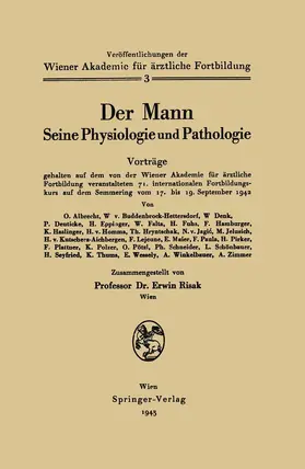 Risak |  Der Mann Seine Physiologie und Pathologie | Buch |  Sack Fachmedien