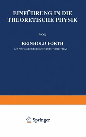 Fürth |  Einführung in die Theoretische Physik | Buch |  Sack Fachmedien