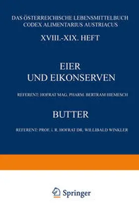 Hiemesch / Winkler / Zaribnicky |  Eier und Eikonserven | eBook | Sack Fachmedien
