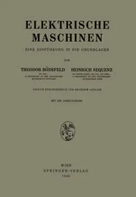 Bödefeld / Sequenz |  Elektrische Maschinen | eBook | Sack Fachmedien