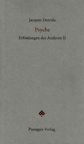 Derrida / Engelmann |  Psyche | Buch |  Sack Fachmedien