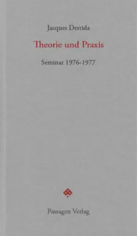 Derrida / García Düttmann |  Theorie und Praxis | Buch |  Sack Fachmedien