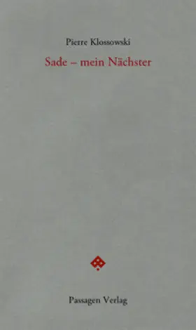 Klossowski / Engelmann |  Sade - mein Nächster | Buch |  Sack Fachmedien