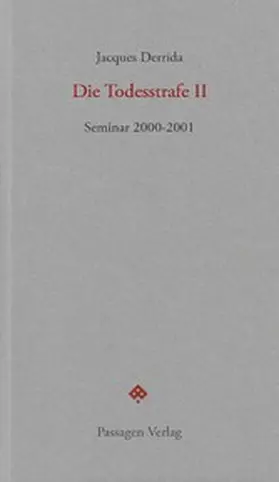 Derrida / Engelmann |  Die Todesstrafe II | eBook | Sack Fachmedien