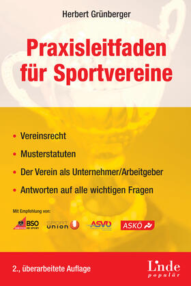 Grünberger | Praxisleitfaden für Sportvereine | Buch | 978-3-7093-0172-2 | sack.de