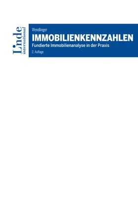 Wendlinger | Immobilienkennzahlen | E-Book | sack.de
