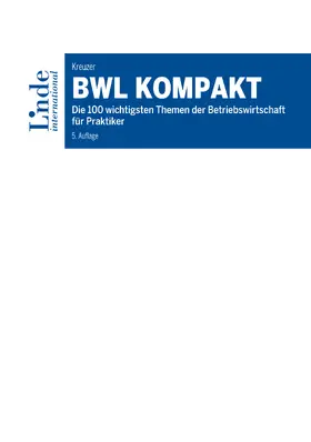 Kreuzer |  BWL kompakt | eBook | Sack Fachmedien