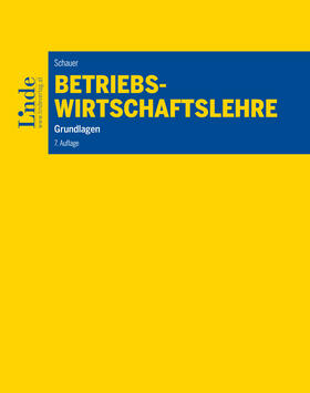 Schauer | Betriebswirtschaftslehre | E-Book | sack.de
