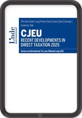 Cicin-Sain / Kofler / Lang | CJEU - Recent Developments in Direct Taxation 2025 | E-Book | www.sack.de