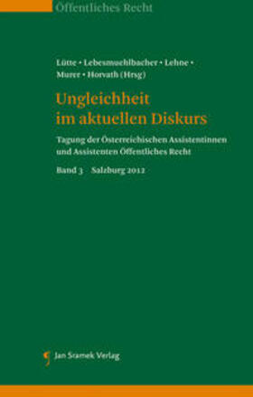 Lütte / Lebesmühlbacher / Lehne |  Ungleichheit im aktuellen Diskurs | Buch |  Sack Fachmedien